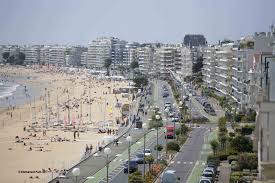 Vue du front de mer de La Baule, où les appartements sont les plus chers.