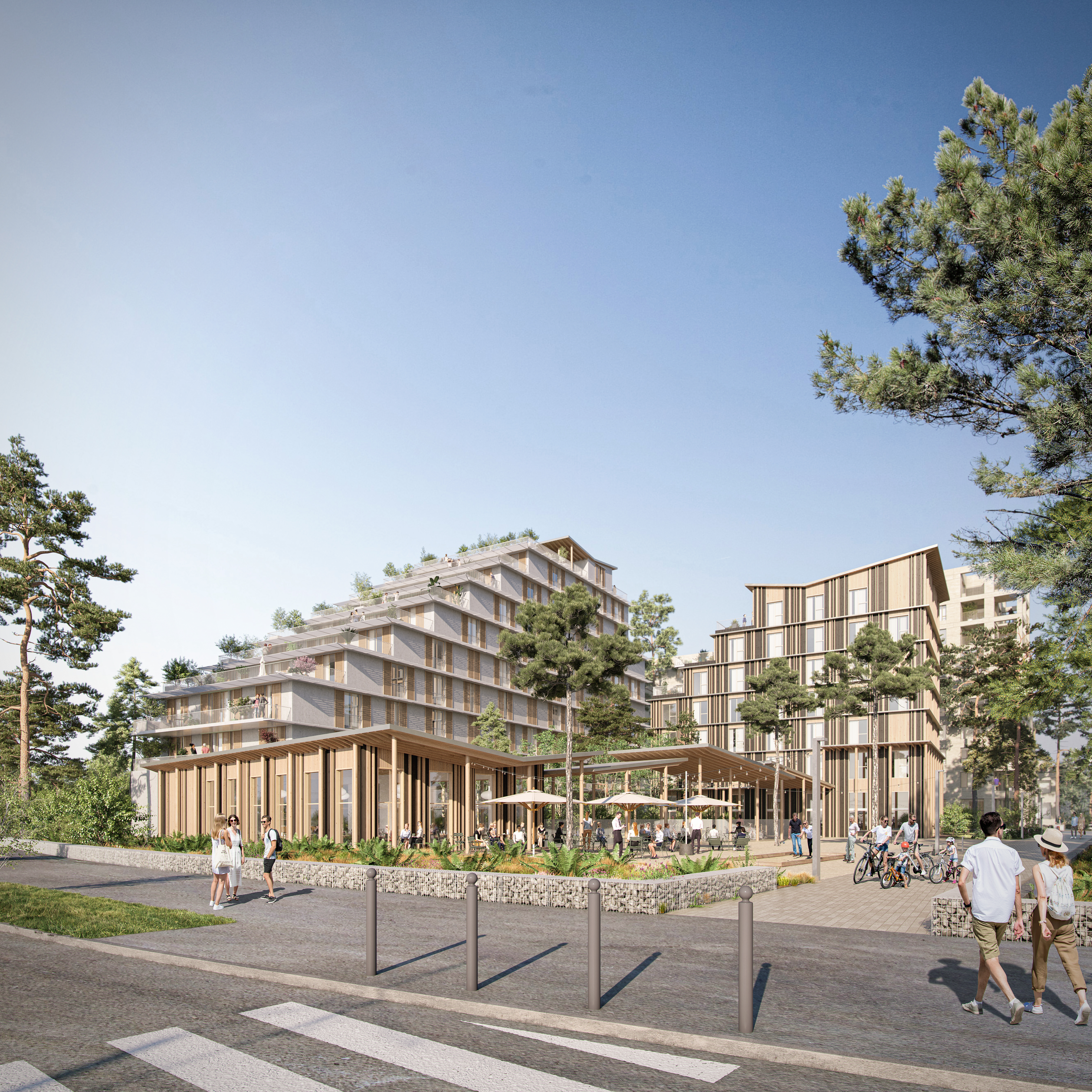 Terrasse et rooftop d'exception pour habiter Bordeaux Lac