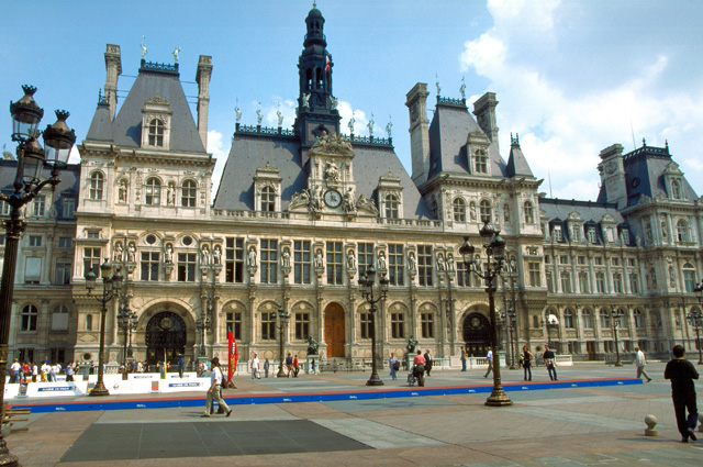 Vue de l'hôtel de ville de Paris