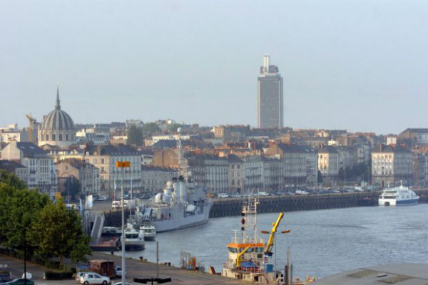 Vue de la Loire à Nantes