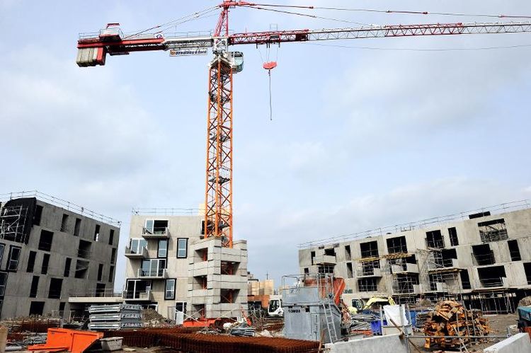 Chantier de construction de logements