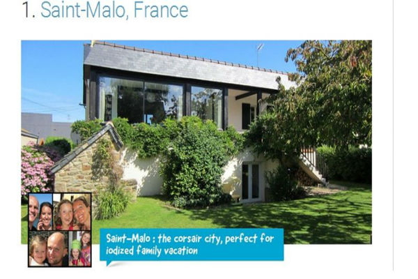 La maison de Saint-Malo la plus consultée du site d'échange de logements