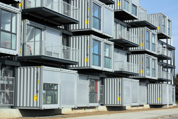 Appartement dans des containers