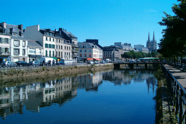 Les quais de Quimper