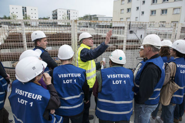 Visite du chantier du métro de Rennes