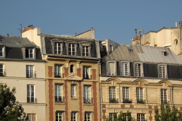 Façades d'immeubles d'habitation