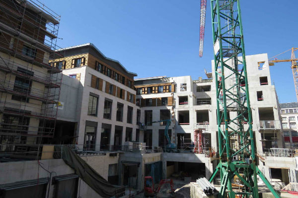 Chantier des logements de la promenade Sainte-Catherine, Bordeaux