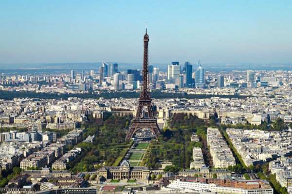 Paris intra-muros et la tour Eiffel