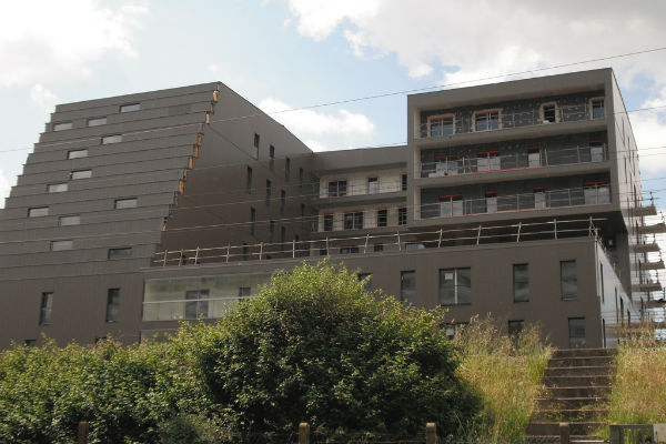 Le programme immobilier Quadr'île à Nantes, est achevé.