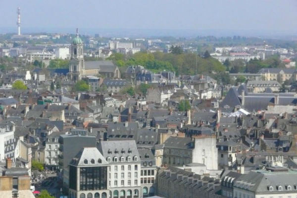 Rennes, vue d'en haut