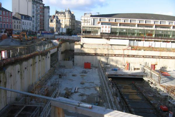 Chantier à Rennes