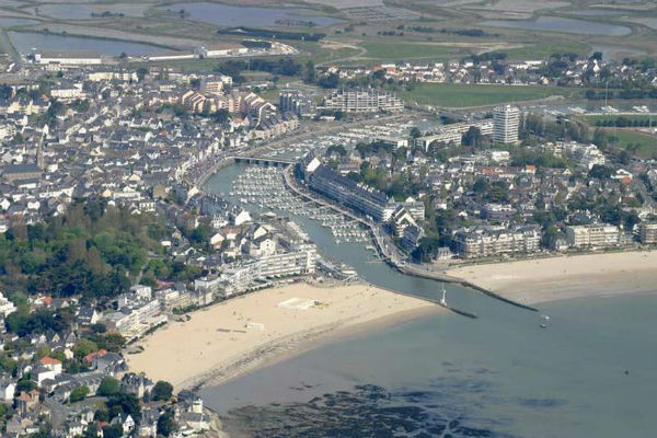 Littoral de La Baule, vue aérienne