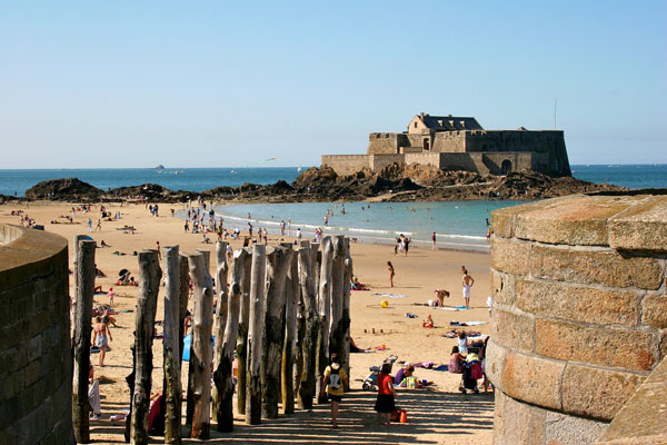 Plage de l'éventail, Saint-Malo