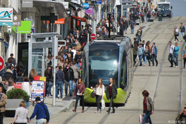 Tramway à Brest