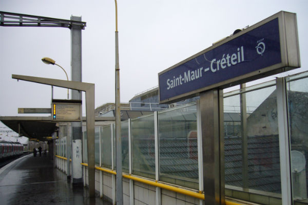 Gare de Saint-Maur Créteil sur la ligne A du RER