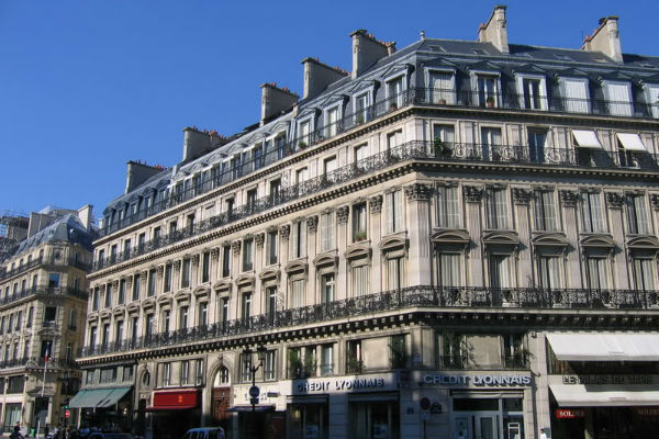 Immeuble haussmannien, avenue de l'opéra, Paris