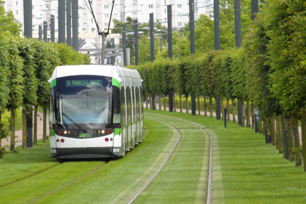 Le tramway à Nantes