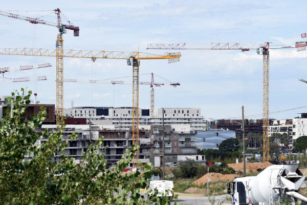 Chantier de construction de logements