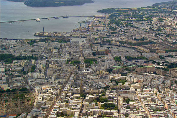 Brest vu du ciel