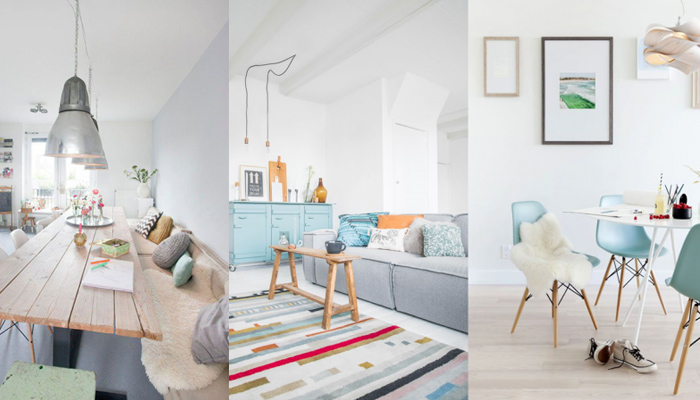 Les couleurs pastel dans l'univers scandinave